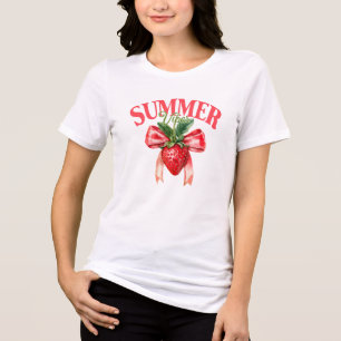 T-shirt En Tri-matière Vibes d'été fraises