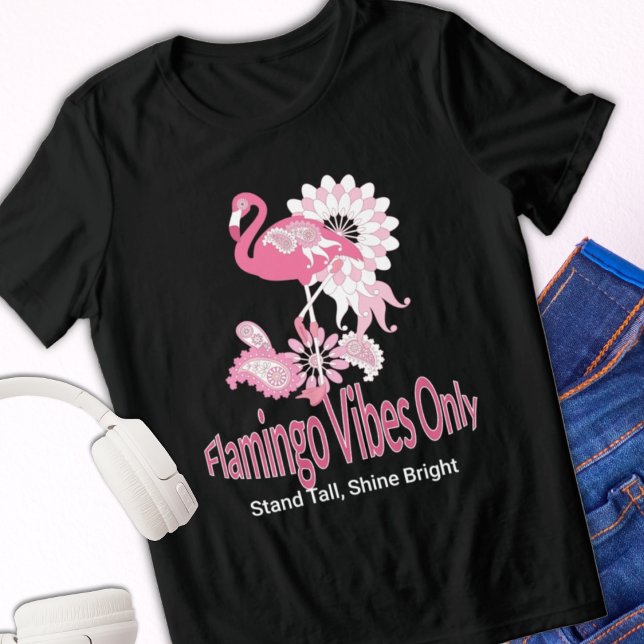 T-shirt En Tri-matière Vibes Flamant rose uniquement Flamant rose rose bl (Créateur téléchargé)