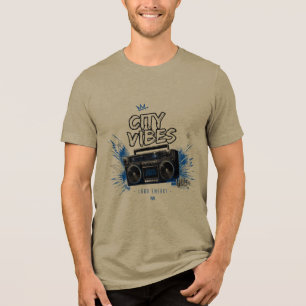 T-shirt En Tri-matière Vibrations Urbaines Font Danser la Rue – Boombox R