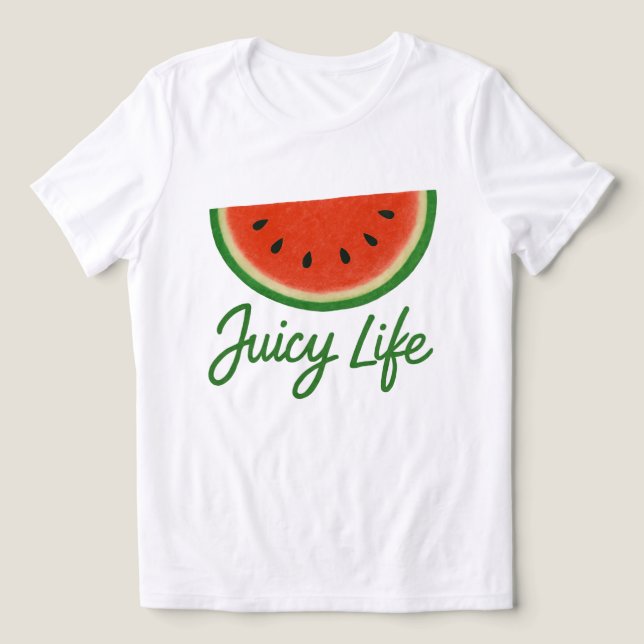 T-shirt En Tri-matière Vie juteuse (Design Recto)