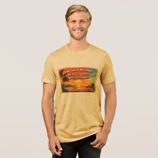 T-shirt En Tri-matière Viens sur la côte Men's Bella+Canvas