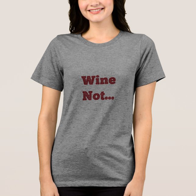 T-shirt En Tri-matière Vin Pas (Recto)