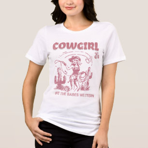T-shirt En Tri-matière Vintage Cowgirl We The Babe Western
