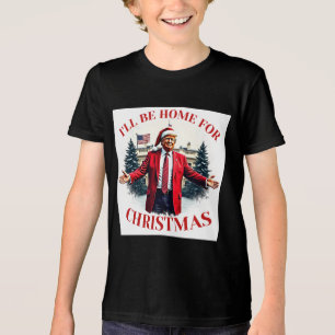 T-shirt En Tri-matière Vintage Drôle Humoristique Trump Je Serai De Retou