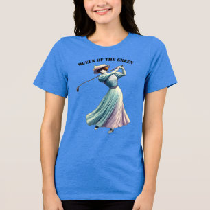 T-shirt En Tri-matière Vintage Femme Golfeuse Swing Golf Club URM