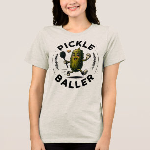 T-shirt En Tri-matière Vintage Fun Pickle Baller