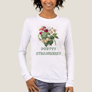 T-shirt En Tri-matière Vintage jolie illustration de fraise Personnaliser