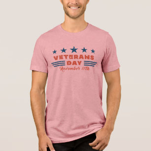 T-shirt En Tri-matière Vintage Veterans Day 11 novembre Patriote