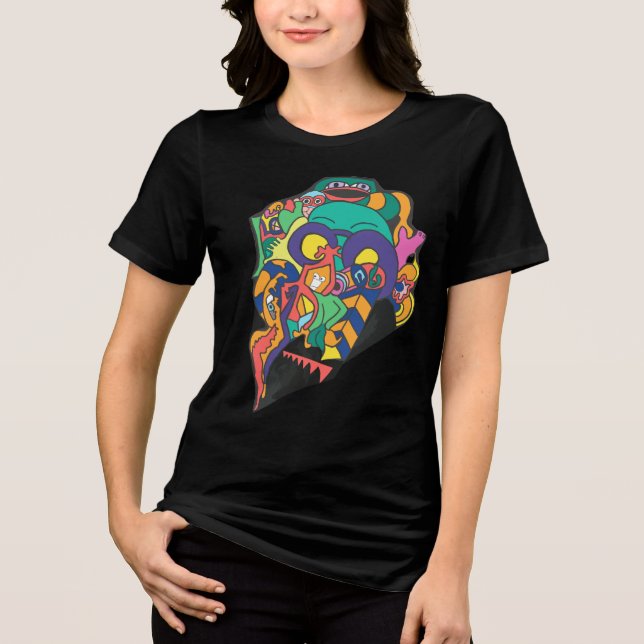 T-shirt En Tri-matière Visage balafré (Recto)