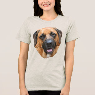 T-shirt En Tri-matière Visage de Mastiff Américain 