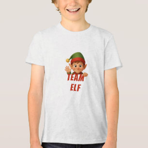 T-shirt En Tri-matière Visages d'Elf Amusants Amusement des Enfants du