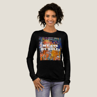 T-shirt En Tri-matière Vivid Abstraction - Huile Peinture Chaos sur la Pa