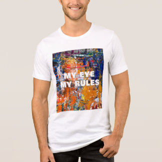 T-shirt En Tri-matière Vivid Abstraction - Huile Peinture Chaos sur la Pa