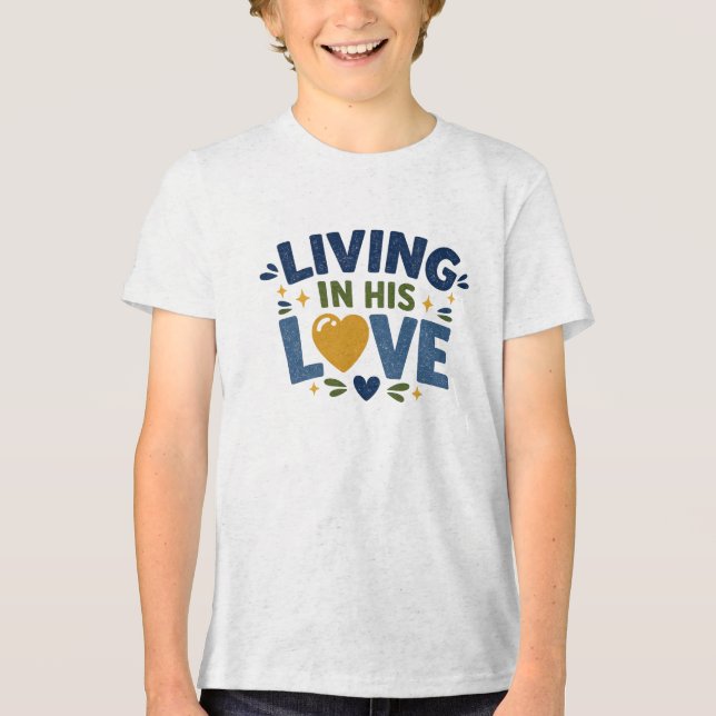 T-shirt En Tri-matière Vivre dans Son amour (Recto)