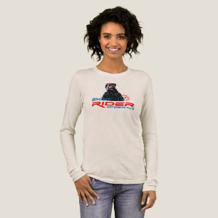 T-shirt En Tri-matière Vivre pour rouler (Moto) Manche longue pour femm