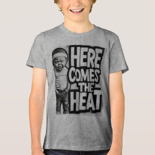 T-SHIRT  EN TRI-MATIÈRE VOICI LA CHALEUR