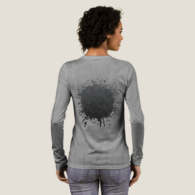 T-shirt En Tri-matière Voile de Charbon (Verso complet)