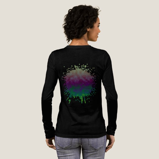 T-shirt En Tri-matière Voile Verdoyant (Verso complet)