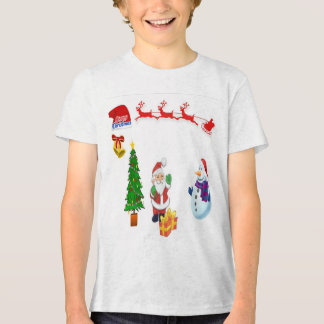 T-shirt En Tri-matière Voiture de rennes père Noël