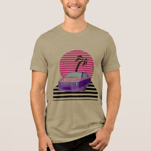 T-shirt En Tri-matière Voiture Rétro