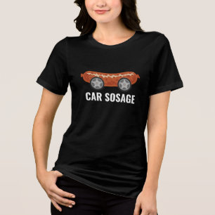 T-shirt En Tri-matière Voiture Saucisse Mème Drôle