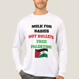 T-shirt En Tri-matière Voix de la Palestine - L'humanité pleure pour la j