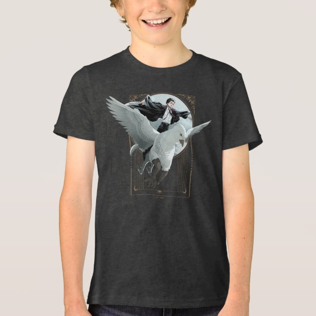T-shirt En Tri-matière Vol Anime HARRY POTTER™ avec Buckbeak (Recto)
