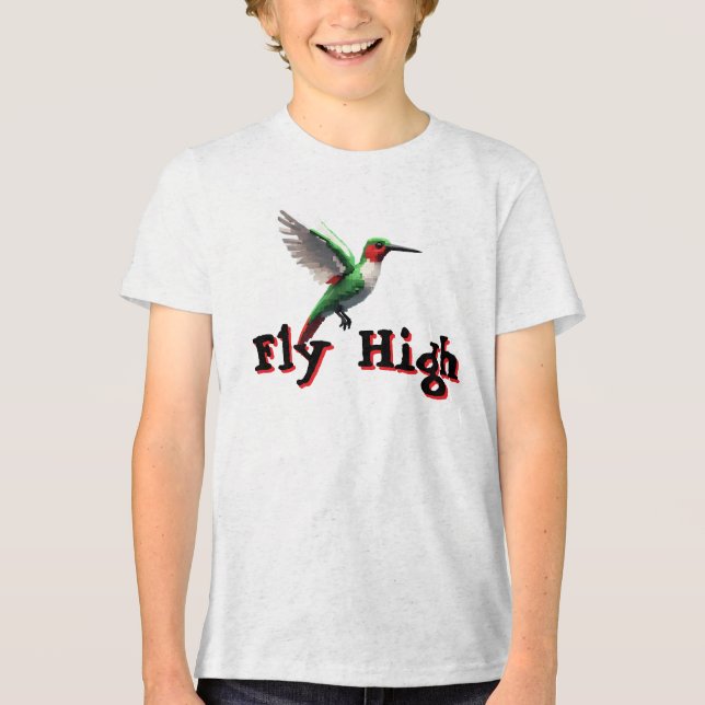 T-shirt En Tri-matière Voler le colibri (Recto)