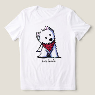 T-shirt En Tri-matière Voleur de baisers Westie