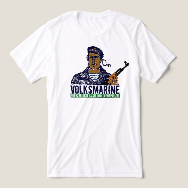 T-SHIRT  EN TRI-MATIÈRE VOLKSMARINE (Design Recto)