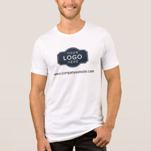 T-shirt En Tri-matière Votre entreprise Logo et site Web Employés de l'en