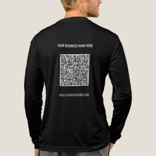 T-shirt En Tri-matière Votre entreprise promotionnelle de code QR et de t