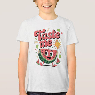 T-SHIRT EN TRI-MATIÈRE VOUS ALLEZ Y GOÛTER !