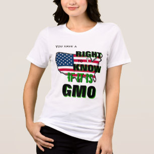 T-shirt En Tri-matière Vous avez le droit de savoir si c'est OGM