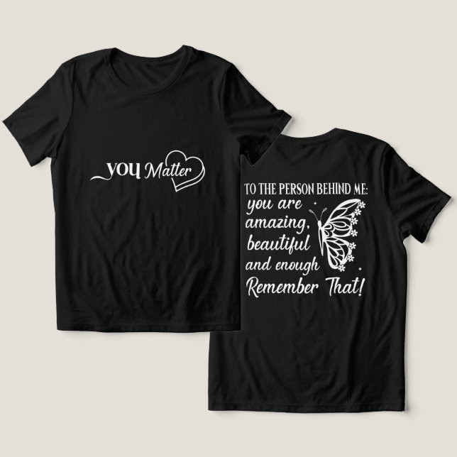T-shirt En Tri-matière Vous comptez (Design Recto & Verso)