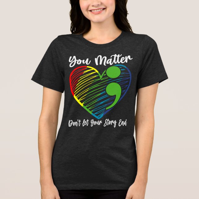 T-shirt En Tri-matière Vous comptez (Recto)