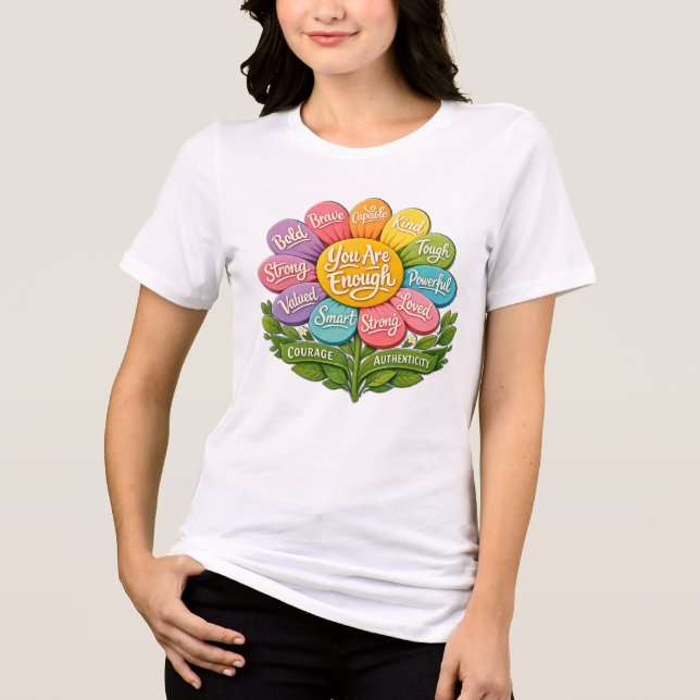 T-shirt En Tri-matière Vous êtes assez (Recto)
