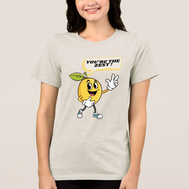 T-shirt En Tri-matière Vous êtes Zest T-Shirt - Funny Summer Citrus Pun (Recto)