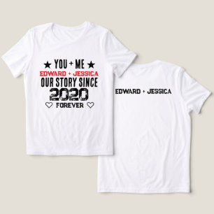 T-shirt En Tri-matière Vous + Moi Notre Histoire Relation Personnalisable