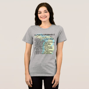 T-shirt En Tri-matière Vous Pourriez Être Un Michigander Si :