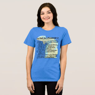 T-shirt En Tri-matière Vous pourriez être un Michigander si :