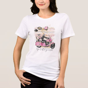 T-shirt En Tri-matière Vous Rock Mon Monde   Sublimation de motocyclette 