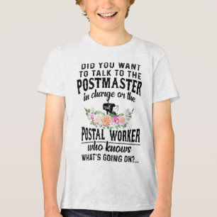T-shirt En Tri-matière Vous Voulez Parler Au Ministre Des Postes Qui Est