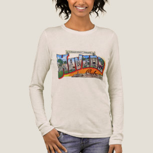 T-shirt En Tri-matière Voyage Cuba vintage - Salutations de La Havane