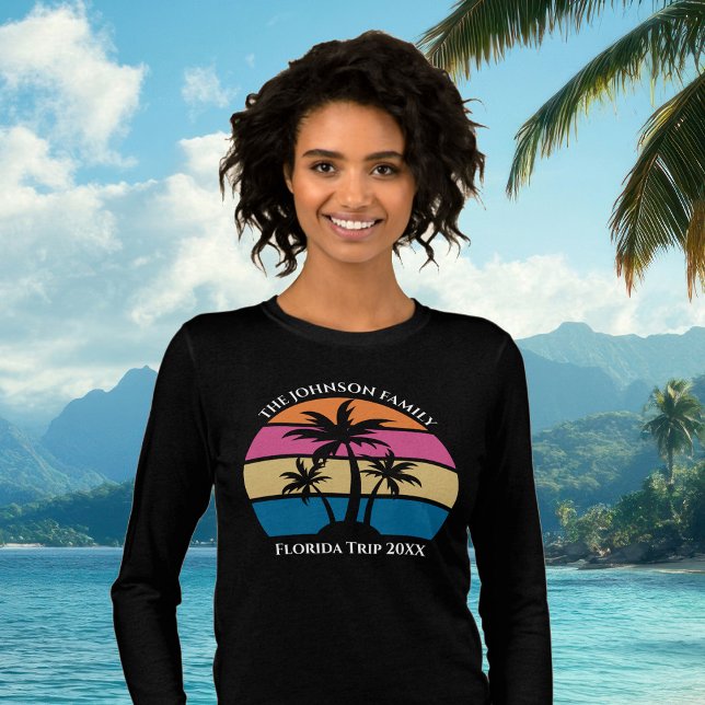 T-shirt En Tri-matière Voyage personnalisé à la plage femme manche longue (Créateur téléchargé)