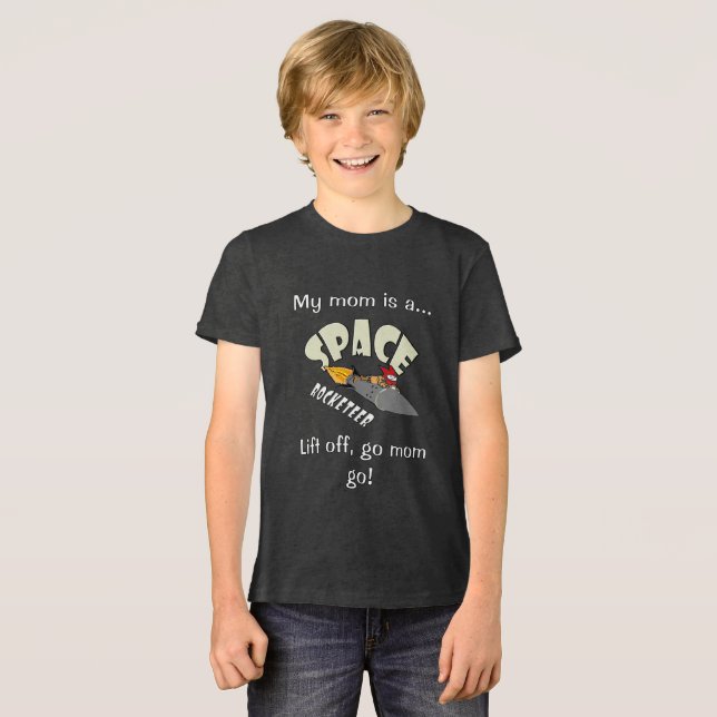T-shirt En Tri-matière Voyage spatial d'un rocketeer (Recto plein)