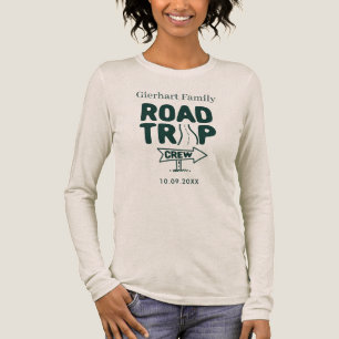 T-shirt En Tri-matière Voyage sur la route Équipage annuel vacances en fa