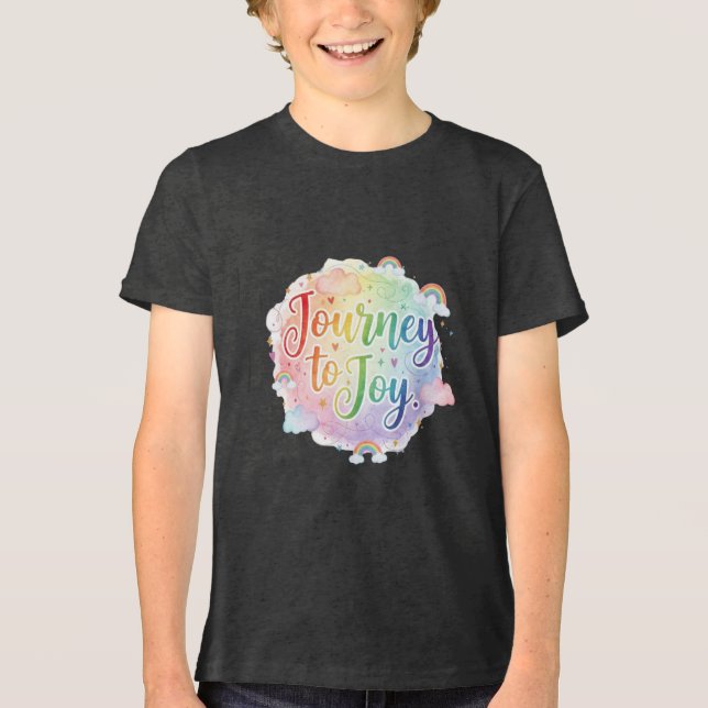 T-shirt En Tri-matière Voyage vers la joie (Recto)