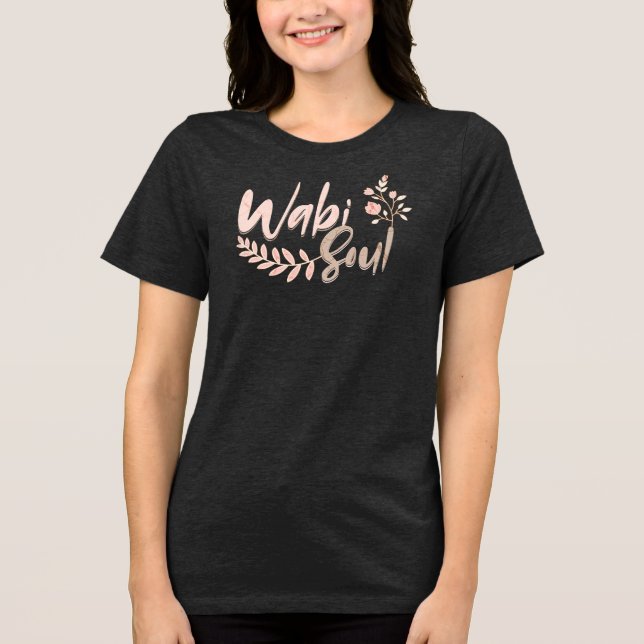 T-shirt En Tri-matière Wabi Soul – Minimal Imperfect Serenity (Recto)