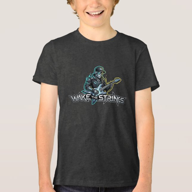 T-shirt En Tri-matière Wake The Strings Retro Future Art (Recto)